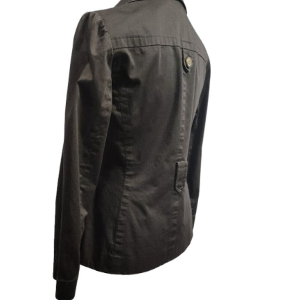 Antonio Melani Lightweight Pocket Jacket Brown Women's Size 4 - Picture 6 of 11